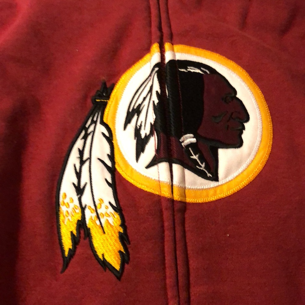 Washington Redskins zippered hoodie